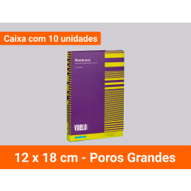 CAIXA COM 10 UNIDADES - MEMBRACEL POROS GRANDES 12x18CM