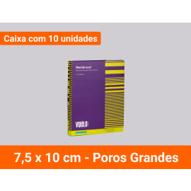 CAIXA COM 10 UNIDADES - MEMBRACEL POROS GRANDES 7,5x10CM