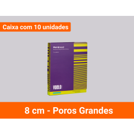 CAIXA COM 10 UNIDADES - MEMBRACEL POROS GRANDES 8 CM